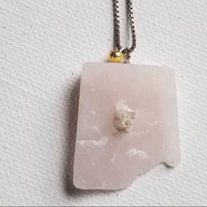 Pink Quarts Artisan Made Necklace